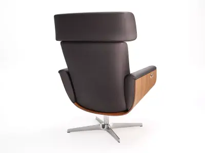 Evolution Relax Chair and Ottoman 3D model
