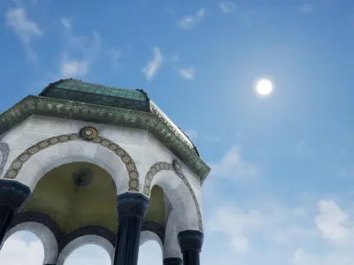 German Fountain - Alman Cesmesi - Istanbul Sultanahmet Low-poly 3D model