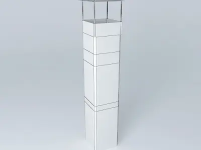 Mirador de la Olla dam Guanajuato 3D model