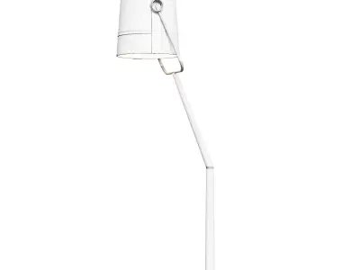 Diesel Fork by Foscarini Floor Lamp grey 3D model