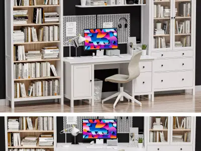 IKEA - Office workplace - Office workplace 15 3D model