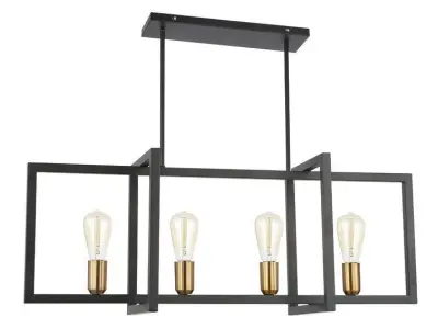 Barkingside Light Kitchen Island Linear Pendant 3D model