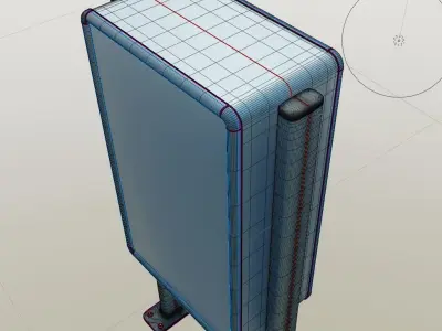 Apartment Block Mailbox 1 High-Poly 3D model