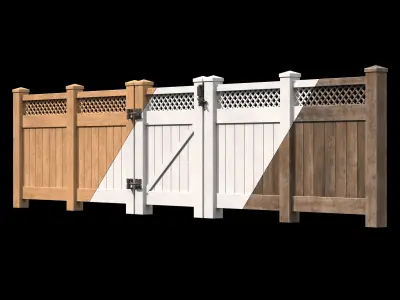 Wooden Fence set package