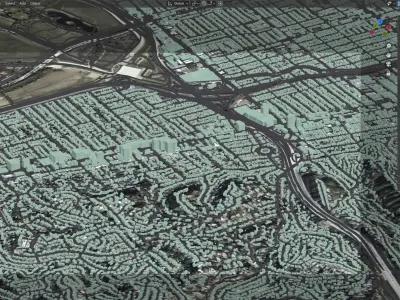 Los Angeles in California USA 3D model
