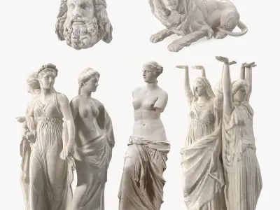  Ancient Statues Collection 2 