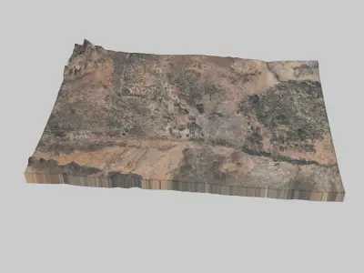 Marrakech City Low-poly 3D model