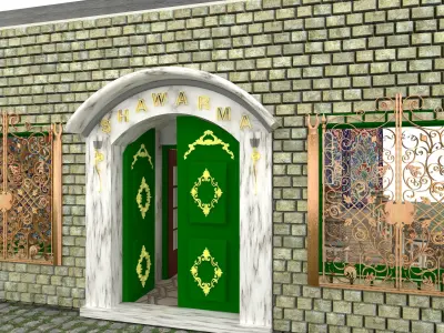 Ottoman Restaurant 4K 3D model