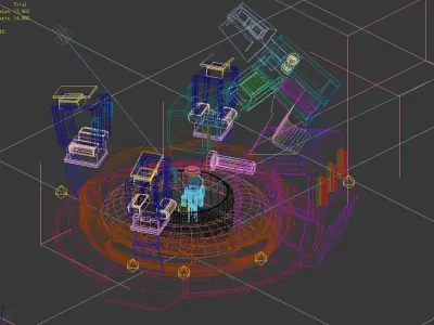 Machinery - Spacecraft - Functional Objects 020 3D model