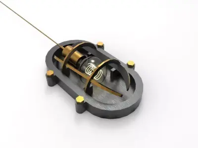 Lamp Navigation on a ships deck 3D model