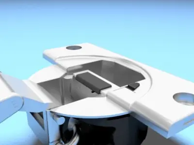 Door Hinge 3D model