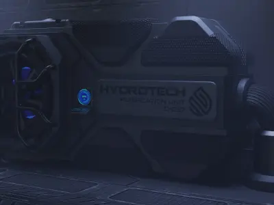 Sci-Fi Device 3D model