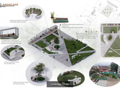Modern Urban and Educational Landscape Architecture Pack
