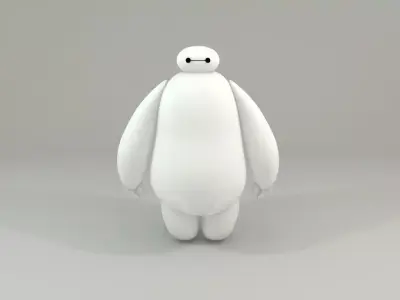 Baymax - Robot Low-poly 3D model