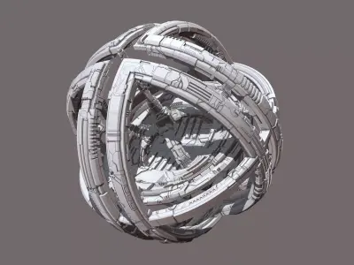 space equipment node 00255 3D model