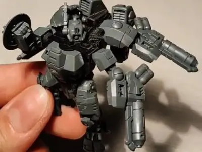 Battlesuit Four Armed Conversion Kit 3D print model