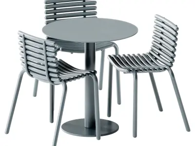 Mesa Mona Table and Tuba Dining Chair by Diabla 3D model