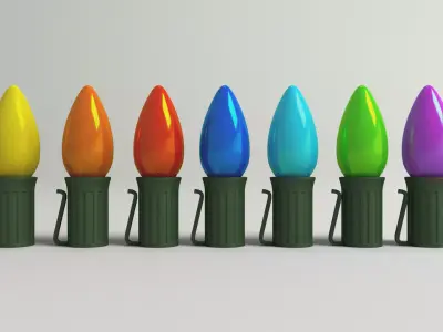 Christmas Lights 3D model
