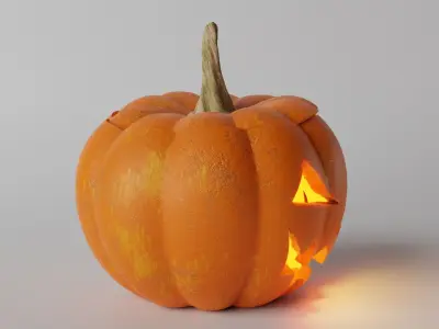 Halloween Pumpkin Free low-poly 3D model