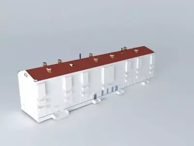 Residential building with a polyclinic Free 3D model
