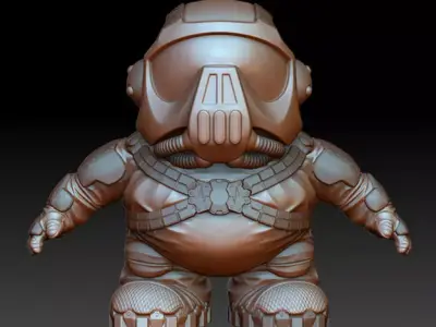 Super Short Shock Trooper 3D print model