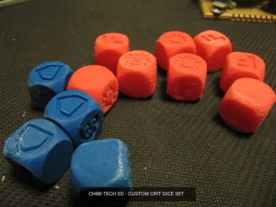 CHIBI TECH SD GAME NIGHT BUNDLE 3D Model Pack