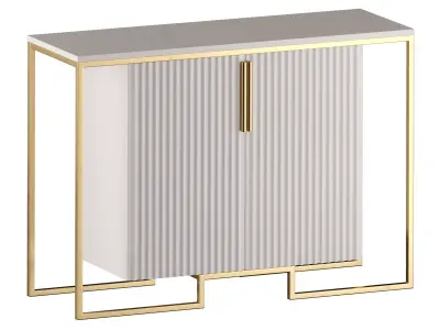 Techet 2 Door Side Cabinet 3D model