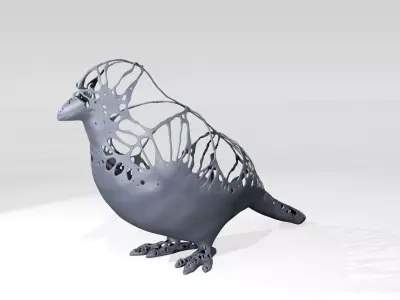 Sparrow Dust Voronoi 3D model