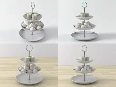 Table set 01 3D model