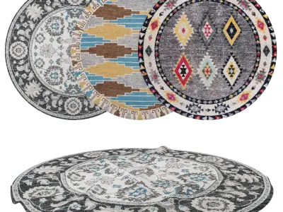 Rugs No 1010 Low-poly 3D model