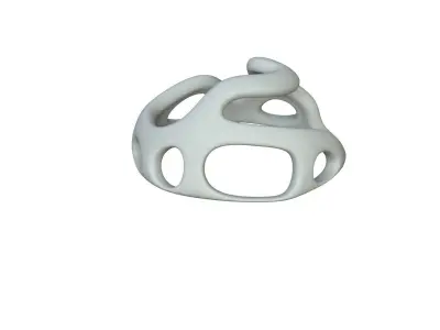 SciFi Cube Object No 45897 Low Poly Shape Low-poly 3D model