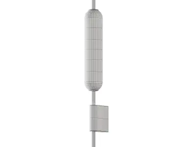 Heka Design Lighting Wall Sconce JM8009-W 3D model