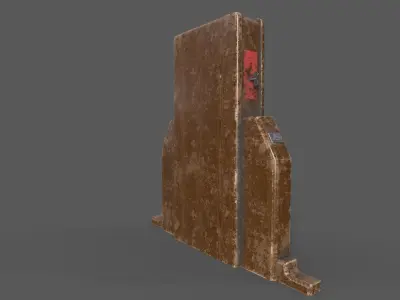 OldClock Low-poly 3D model