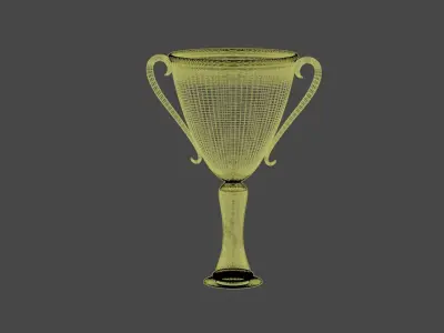Goldcup Free low-poly 3D model