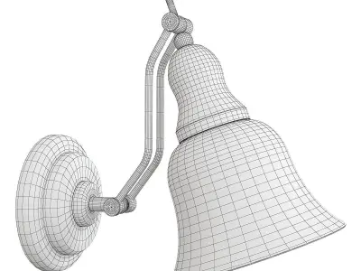 Hadley Sconce Low-poly 3D model