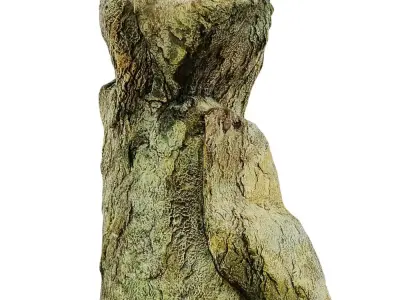 Stone Drinking Fountain 3D model