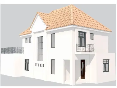 Modern Villa 2 3D model buy