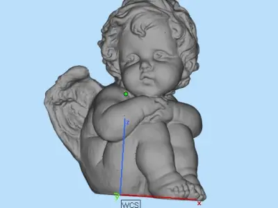 angel  3D print model