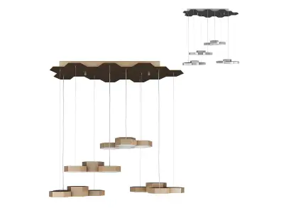 75026x Favo Lightstar Hanging Lamp 3D model