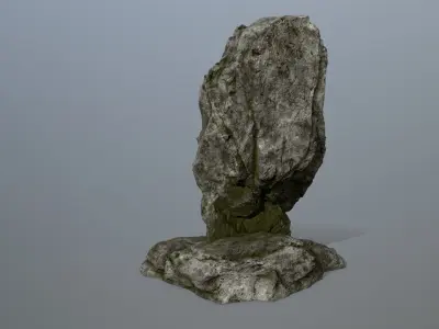 horus rock Low-poly 3D model