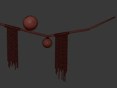 Berry Bomb Chandelier 3D model