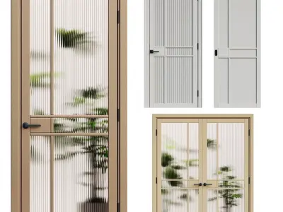 Interior door 004 3D model