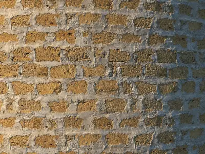 8k Seamless PBR Coquina Block Material Texture