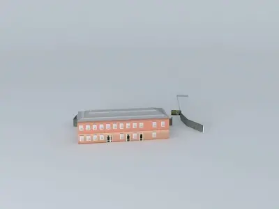 Riga Brivibas street 155 k1 Free 3D model