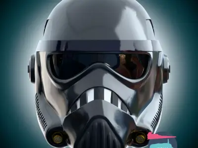 Shadow Trooper Helmet from the Jedi Knight II Outcast 3D print model