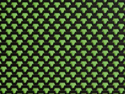 Green Sci-Fi Wall PBR Seamless Texture
