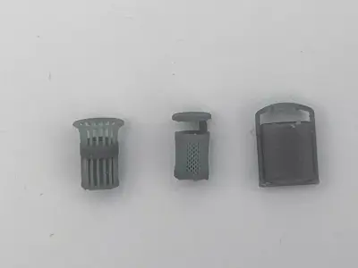 HO Set of 3 recycle bin train model  3D print model