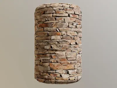 Stone Wall PBR Texture 06 Texture