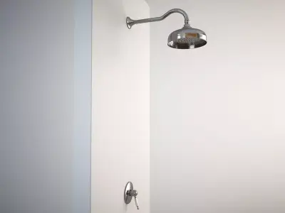 Classic Shower - built in 3D model
