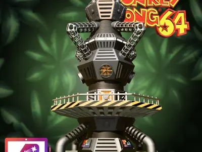 Donkey Kong 64 Hideout Helm  3D print model